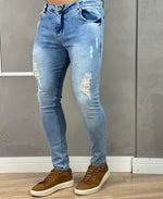 Calça Jeans Masculina Médio Destroyd Skinny - Paladho´s Jeans Wear