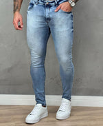 Calça Jeans Médio Masculina Lisa Super Skinny - City Denim