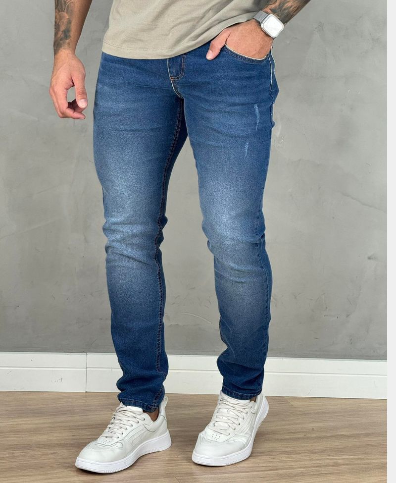 Calça Jeans Médio Masculina Igor Skinny - Forum