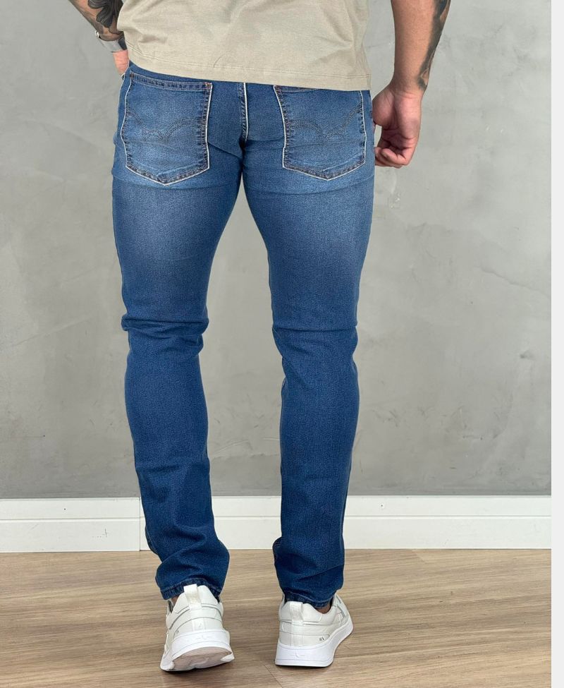 Calça Jeans Médio Masculina Igor Skinny - Forum