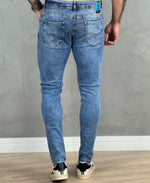 Calça Jeans Medio Masculina Skinny Rip - City Denim