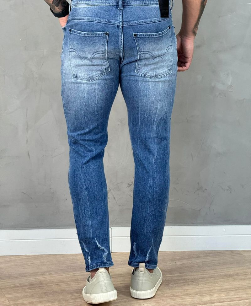 Calça Jeans Médio Masculina Slim Alexandre - Forum