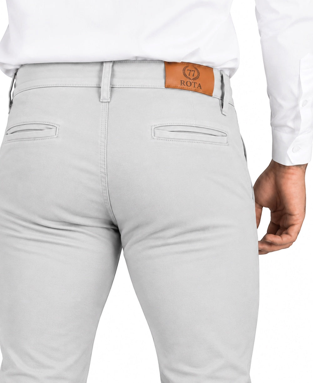 Calça Alfaiataria Gelo Mescla Masculina Skinny - Rota 77