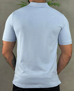 Camisa Polo Azul Bebe Masculina Smooth - Calvin Klein