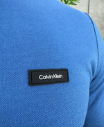 Camisa Polo Azul Céu Masculina Smooth - Calvin Klein