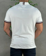 Camisa Polo Branca Masculina logo 1985 Regular Fit - Tommy Hilfiger