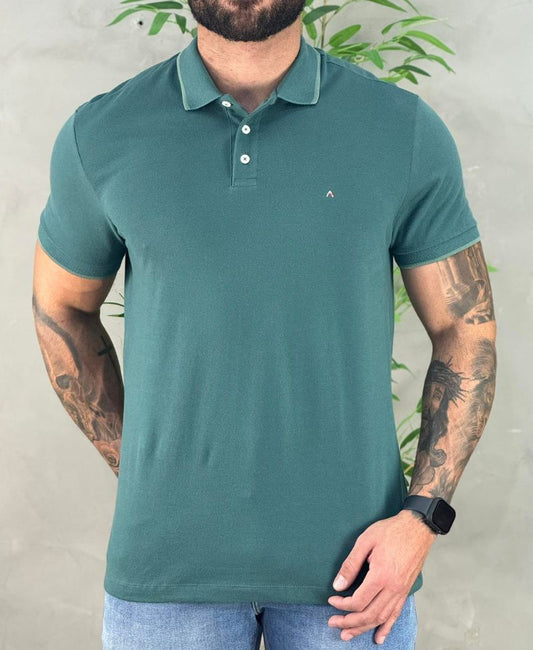 Camisa Polo Esmeralda Masculina Piquet Classic - Aramis
