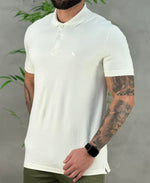 Camisa Polo Off White Masculina Logo Wolf - Acostamento