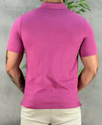 Camisa Polo Rosa Masculina Slim Piquet - Calvin Klein