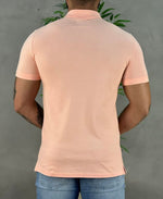 Camisa Polo Rosa Quartzo Masculina Logo Wolf - Acostamento