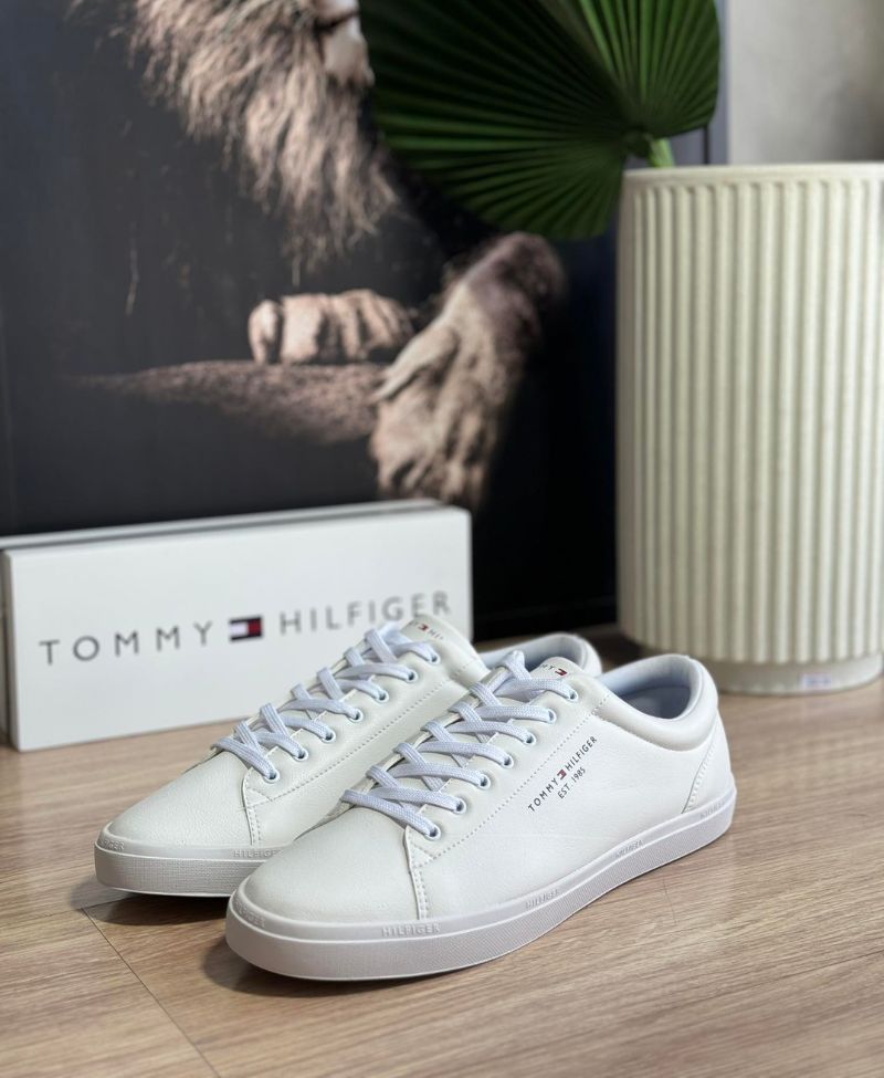 Tênis Branco Masculino Em Cano Baixo Harrison 5D5 - Tommy Hilfiger