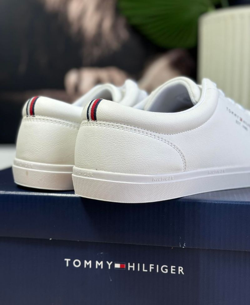 Tênis Branco Masculino Em Cano Baixo Harrison 5D5 - Tommy Hilfiger
