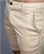 Bermuda Alfaiataria Bege Masculina Acetinada - Paladho´S Jeans Wear