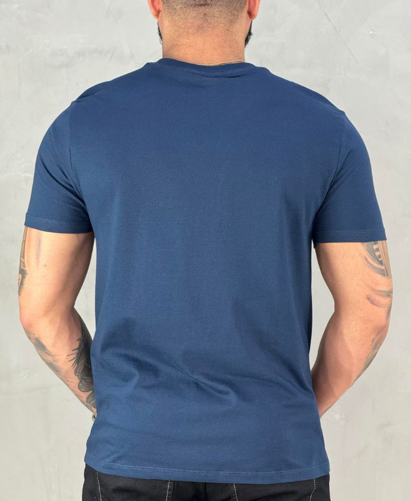 Camiseta Azul Marinho Masculina Jhn Labe - John John
