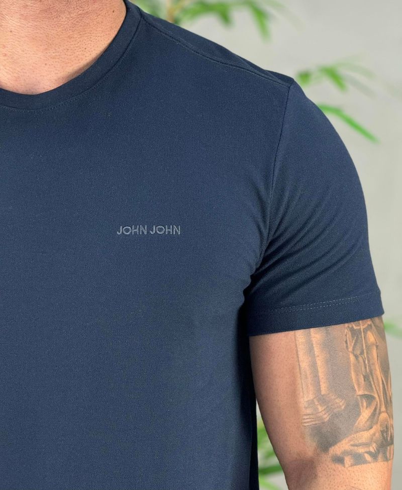 Camiseta Azul Marinho Masculina Regular Fit Sparks - John John