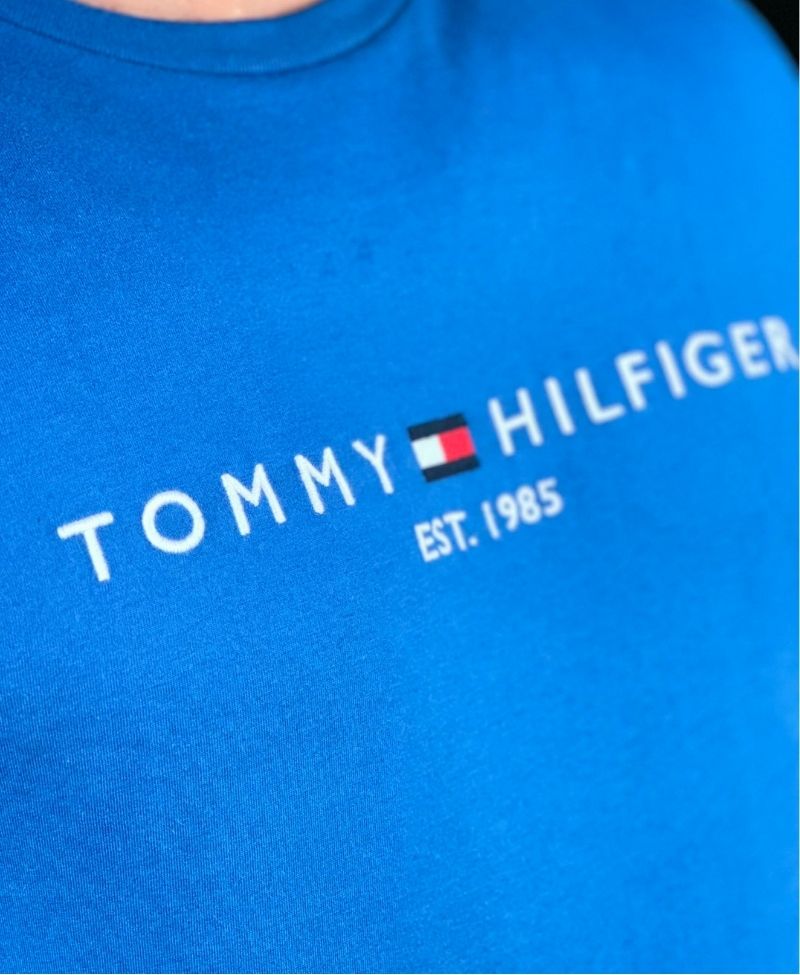 Camiseta Azul Masculina Est. 1985 - Tommy Hilfiger