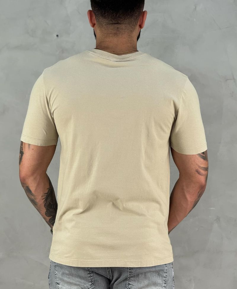 Camiseta Bege Masculina Clean Ca - John John