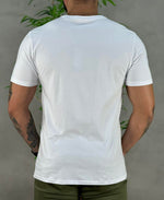 Camiseta Branca Casual Masculina Touch Line - Acostamento