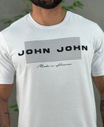 Camiseta Branca Masculina Back Lin - John John