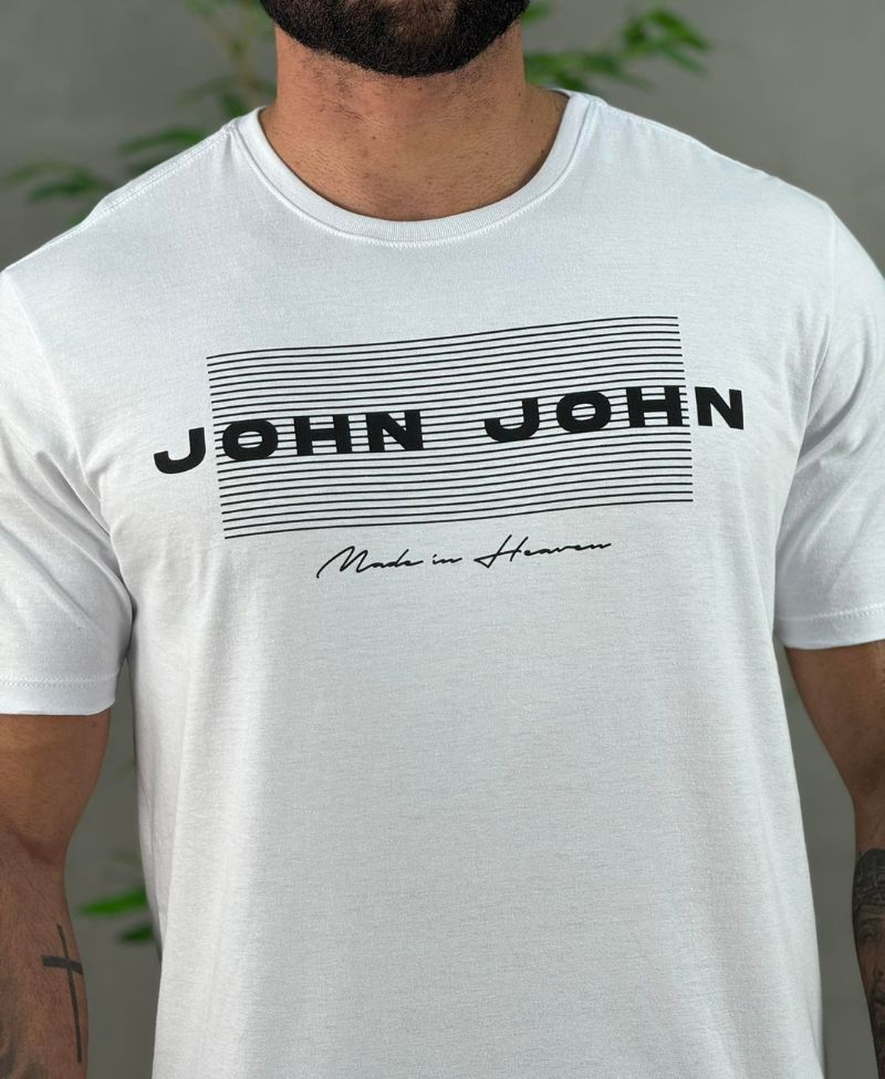 Camiseta Branca Masculina - John John