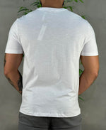 Camiseta Branca Masculina Logo Minimalista - Calvin Klein