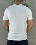 Camiseta Branca Masculina Logo Minimalista Superior - Calvin Klein