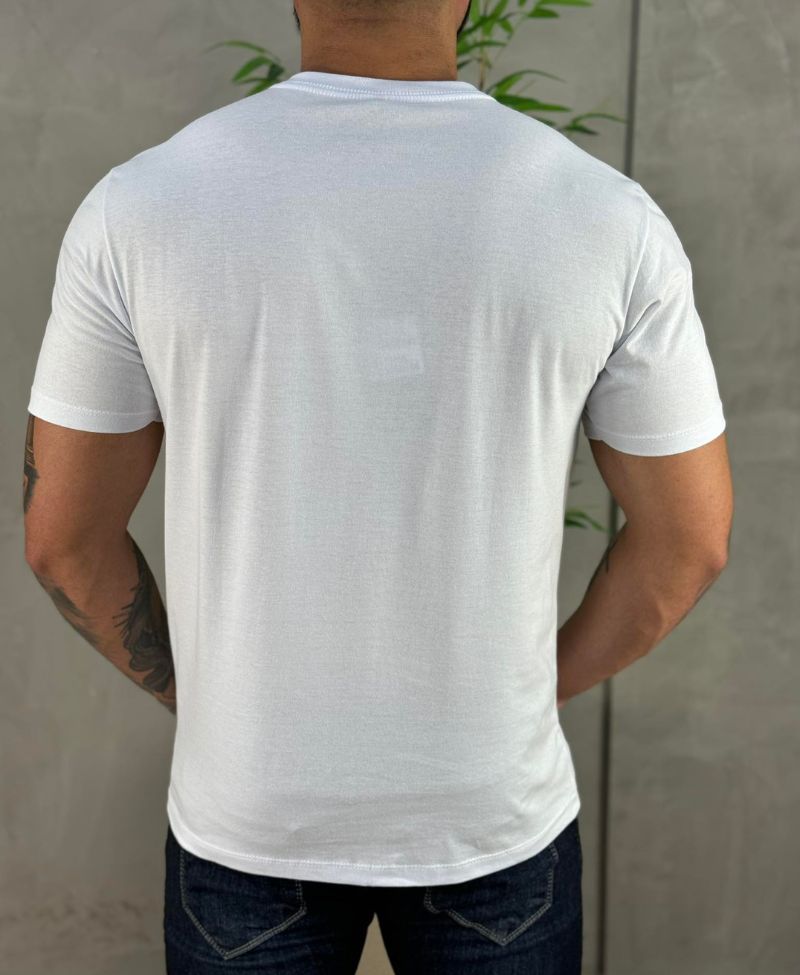 Camiseta Branco Masculina Regular Fit - John John