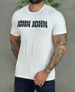 Camiseta Branca Masculina Sketch - John John