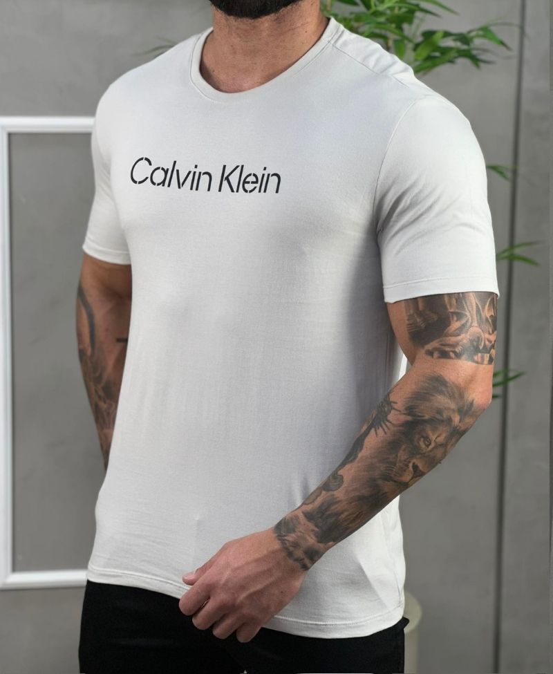 Camiseta Gelo Masculina Slim Fit - Calvin Klein