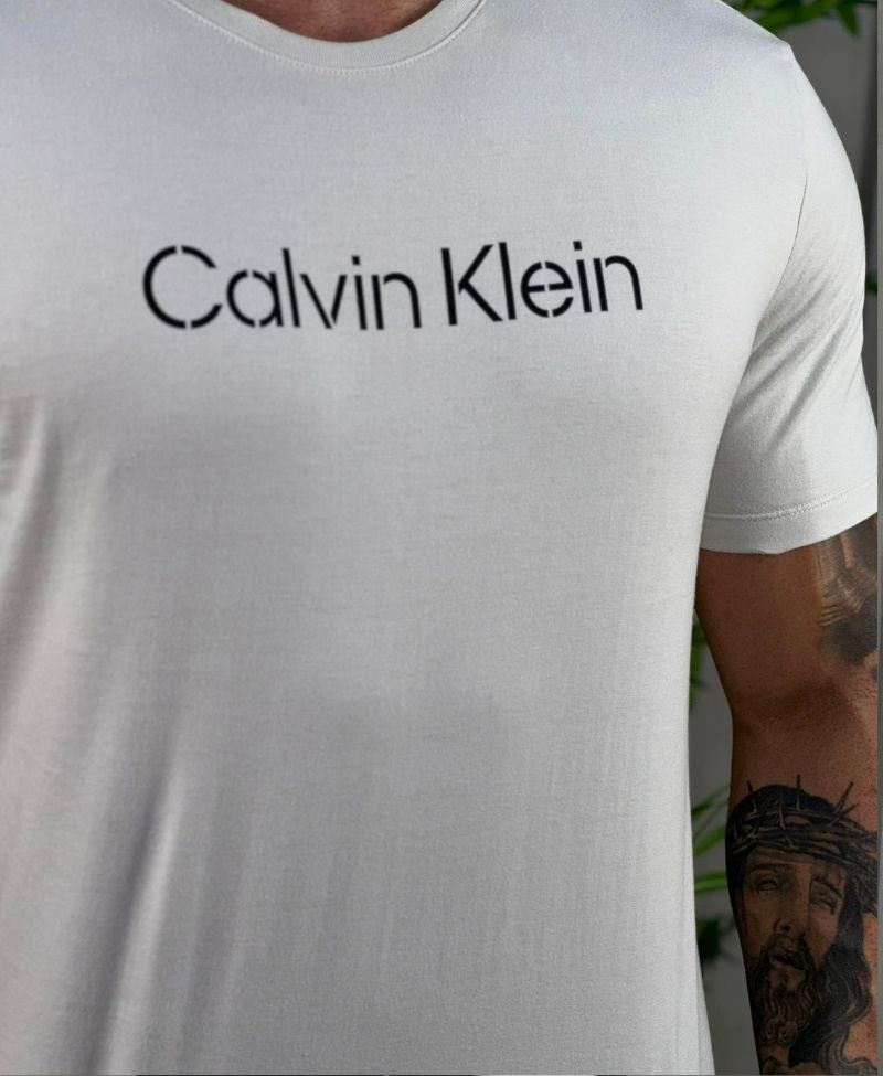 Camiseta Gelo Masculina Slim Fit - Calvin Klein