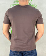 Camiseta Marrom Masculina Logo Sixty Eight - Calvin Klein