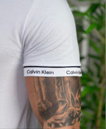 Camisa Polo Branca Masculina Marinho Slim Fit - Calvin Klein