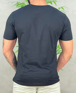 Camiseta Preta Casual Masculina React Ludic - Acostamento