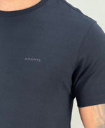 Camiseta Preta Masculina Estampa Abstrata - Aramis