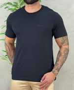 Camiseta Preta Masculina Estampa Abstrata - Aramis