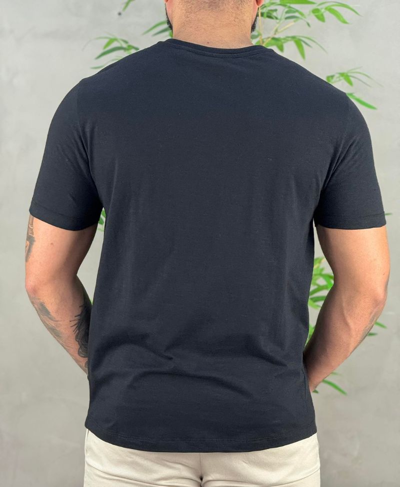 Camiseta Preta Masculina minimalist logo - Calvin Klein