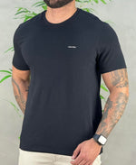 Camiseta Preta Masculina minimalist logo - Calvin Klein