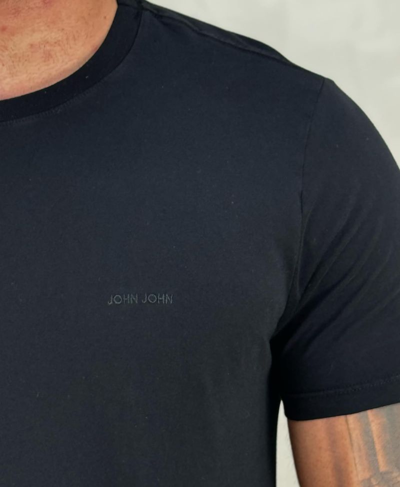 Camiseta Preta Masculina New Dirty II - John John