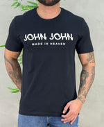 Camiseta Preta Masculina Rg Offset - John John