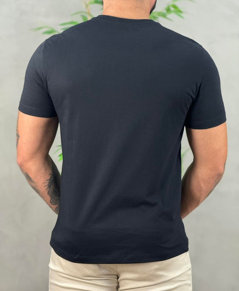 Camiseta Preta Masculina Solld Liquid - Calvin Klein