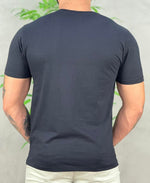 Camiseta Preta Masculina Square Regular Fit - John John