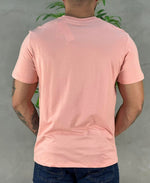 Camiseta Rosa Claro Masculina Básica Logo Minimalista - Calvin Klein