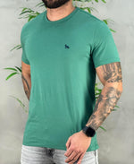 Camiseta Verde Broto Casual Masculina Wolf Brush - Acostamento