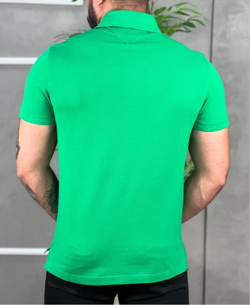 Camisa Polo Verde Masculina Classic  - Tommy Hilfiger