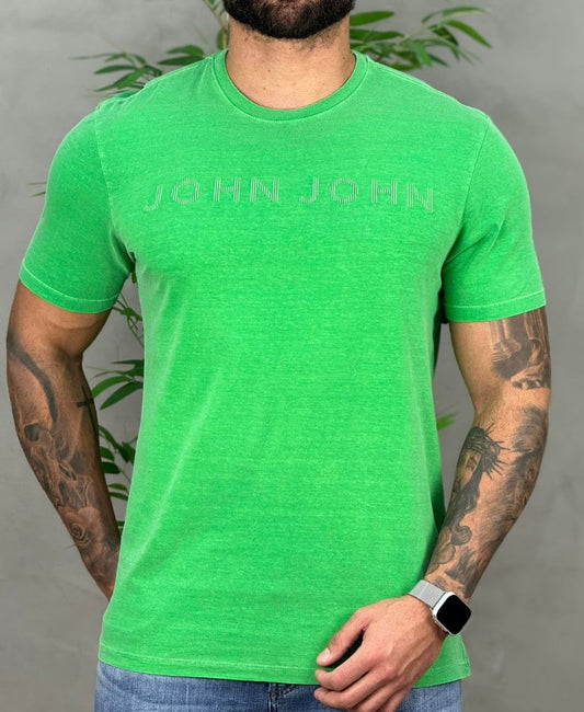 Camiseta Verde Masculina Rg Bernard - John John