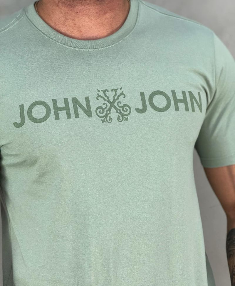 Camiseta Verde Menta Masculina JJ - John John