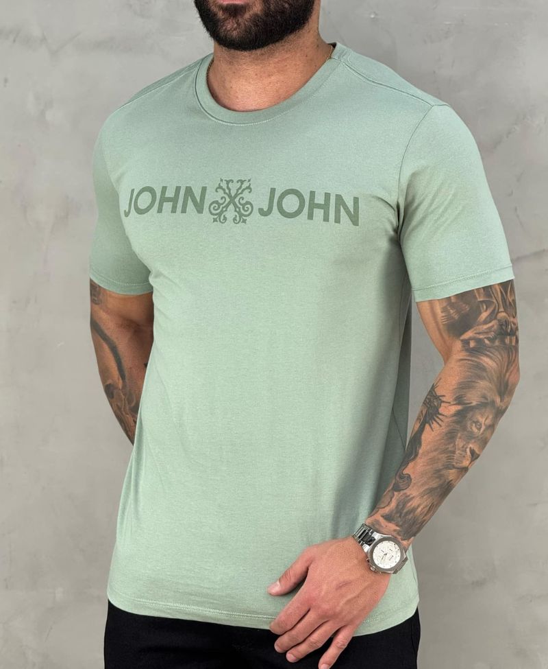 Camiseta Verde Menta Masculina JJ - John John