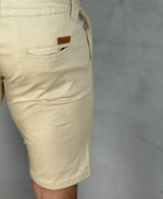 Bermuda Alfaiataria Creme Masculina Lisa - Paladho´S Jeans Wear