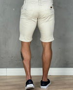 Bermuda Alfaiataria Palha Masculina Lisa - Paladho´S Jeans Wear