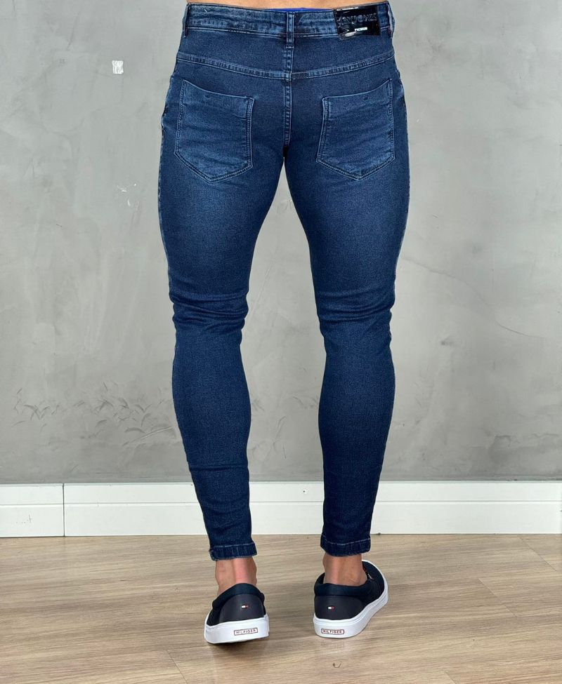 Calça Jeans Medio Masculina Skinny Lisa - Jay Jones